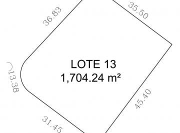 Terreno / Lote · 1704m² · Terreno en Venta en El Nuevo Centro Urbano de Playa del Carmen