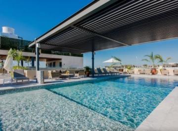 Departamento · 54m² · 1 Estacionamiento · Departamento de 2 Rec Vista Al Mar en Playa del Carmen a Una Cuadra de La Playa $5.5 Mdp Amueblado