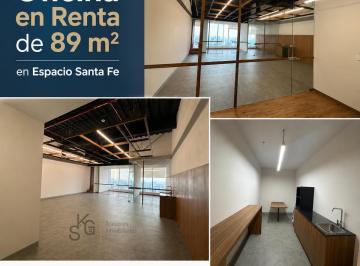 Oficina · 318m² · 3 Estacionamientos · Oficinas en Renta en Espacio Santa Fe, El Yaqui, Cuajimalpa de Morelos, Cdmx