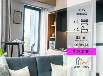 Departamento · 35m² · Estupendos Lofts y Departamentos Súper Ubicados en Roma Sur