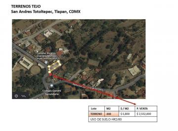 Terreno / Lote · 440m² · Venta Terreno / Tlalpan / Picacho Ajusco