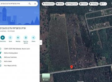 Terreno / Lote · 46666m² · Terrenoterreno Habitacional Campestre Plano de 4.7 Ha en La Carretera Cadereyta - Allende