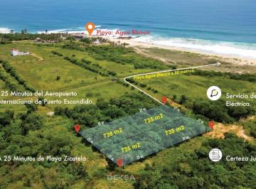 Terreno / Lote , Santa María Colotepec · Terreno con Gran Potencial a Escasos m del Mar en Agua Blanca, Oaxaca.