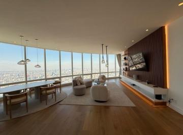 Departamento de 3 habitaciones, Benito Juárez · Penthouse Amueblado Piso 63 | Torre Mítikah | 233 m² | 3 Estacionamientos
