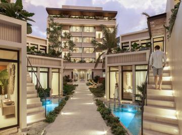 Departamento · 50m² · 1 Recámara · 1 Estacionamiento · Departamento en Venta de 1 Recámara y Alberca en Sisal