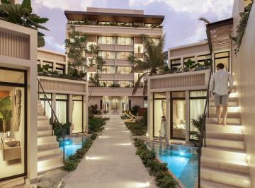 Departamento · 50m² · 1 Recámara · 1 Estacionamiento · Departamento en Venta de 1 Recámara y Alberca en Sisal