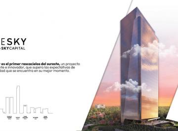 Oficina · En Venta Oficinas y Consultorios en Rascacielos de Lujo The Sky, Temozon Norte, Yucatan