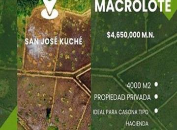 Terreno / Lote , Conkal · Terreno en Venta en Merida F - 276 en San Jose Kuche $4,650,000