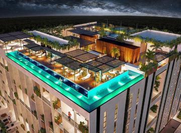 Departamento · 128m² · 2 Recámaras · 1 Estacionamiento · Conecta con Lo Mejor de Cancún: Lujo, Seguridad y Alta Rentabilidad.