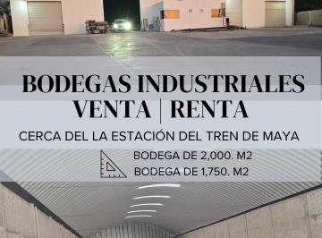 Bodega comercial de 1 habitación, Benito Juárez · Bodegas de 1.750 m² y 2,000. Cerca del Aeropuerto de Cancun