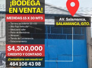 Bodega comercial , Salamanca · Bodega en Venta, Av Salamanca, Salamanca Gto