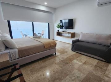 Departamento de 1 habitación, Solidaridad · Estudio en Renta Largo Plazo en El Centro de Playa del Carmen en Town Towers