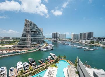 Departamento · 120m² · 2 Recámaras · 2 Estacionamientos · Departamento en Venta en Marina Condos, Puerto Cancún