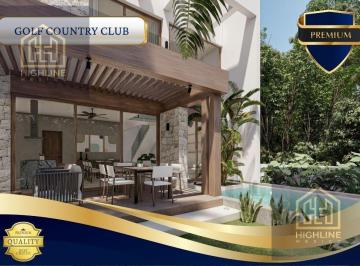 Villa · 244m² · 3 Recámaras · 2 Estacionamientos · Villa de Lujo de 3 Habitaciones en Tulum Country Club a Minutos del Mar Caribe