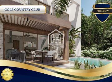 Villa · 244m² · 3 Recámaras · 2 Estacionamientos · Villa de Lujo de 3 Habitaciones en Tulum Country Club a Minutos del Mar Caribe