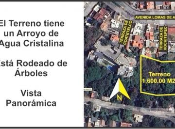 Terreno / Lote · 1600m² · Terreno Urbano en Terrazas Ahuatlán Cuernavaca - Ari - 1025 - Tu