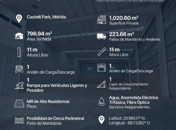 Bodega comercial · 796m² · Bodega Comercial - Mérida