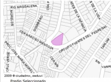 Terreno / Lote · 1764m² · Terreno en Venta, Col. Fuentes del Pedregal Tlapan