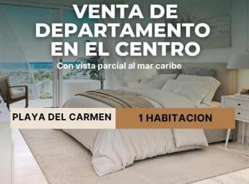 Departamento · 40m² · 1 Recámara · 1 Estacionamiento · Departamento a La Venta en Playa del Carmen de 1 Habitacion con Alberca