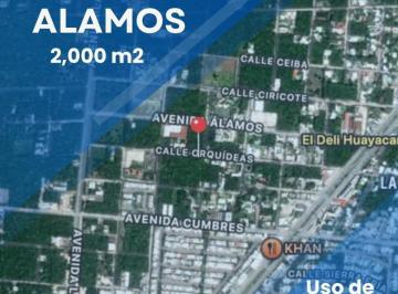 Terreno / Lote · 2000m² · Terreno en Venta – Álamos, Cancún