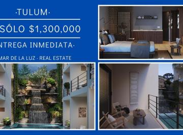 PRECIO DE PROMOCIÓN · Estudio con Balcón en Tulum, Región 15. Entrega Inmediata. Listo Para Airbnb.