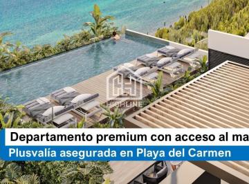 Departamento · 63m² · 2 Recámaras · Departamento Elegante con Acceso Directo a La Playa y Rooftop Panorámico - Alta Plusvalía