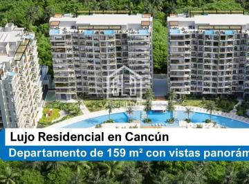 Departamento · 159m² · 3 Recámaras · 2 Estacionamientos · Experiencia Residencial Elevada: 3 Recámaras en Complejo con 30 Amenidades