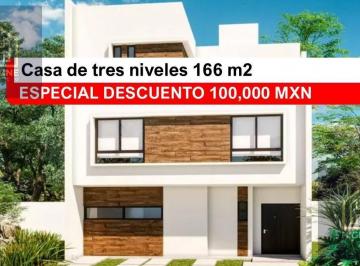 Casa · 166m² · 3 Recámaras · 2 Estacionamientos · Casa de Tres Niveles en Cancún – Terraza Privada y Amenidades de Estilo Resort con Plusvalía