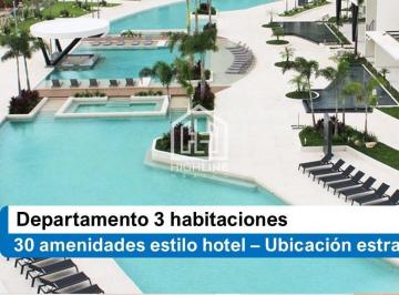 Departamento · 116m² · 3 Recámaras · 2 Estacionamientos · Ubicación Privilegiada Amenidades de Lujo: Departamento de 3 Recámaras en Cancún