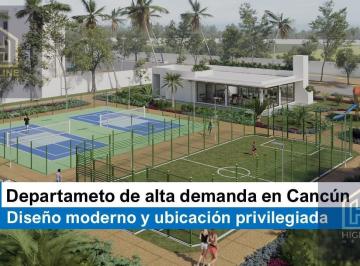 Departamento · 109m² · 3 Recámaras · 2 Estacionamientos · Departamento en Cancún con Excelente Plusvalía: 3 Recámaras y Entorno Residencial Premium