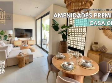Departamento · 90m² · 3 Recámaras · 2 Estacionamientos · Departamento 3 Recámaras | Playa del Carmen | Amenidades Premium | con Casa Club
