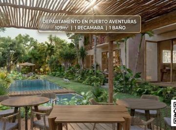 Departamento · 109m² · 1 Recámara · Departamento en Venta en Puerto Aventuras 1 Recamara