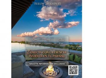 Departamento · 31m² · 1 Recámara · Departamento Estudio en Venta en Región 15 con Gym y Bodegas