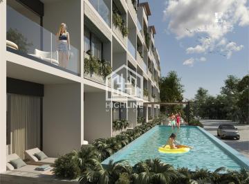 Departamento · 101m² · 3 Recámaras · Departamento en Venta en Cancún en Residencial Arbolada 3 Recamaras con Seguridad