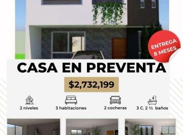 Casa de 3 habitaciones, Pachuca · Casa en Venta Fraccionamiento Residencial La Cascada Pachuca de Soto