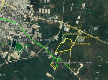 29d43b4c8d0af9cfcf306a34afc1709eb32badfc3791dbce365a520eaf3bb54d · Terreno en Venta en San Antonio Tehuitz, Kanasin, Yucatán