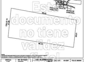 7fd7f161a00a29a1a9aaed5a108662cd7fd4be3037d61638b6d9381aa79a7946 · Terreno en Venta en Chablekal