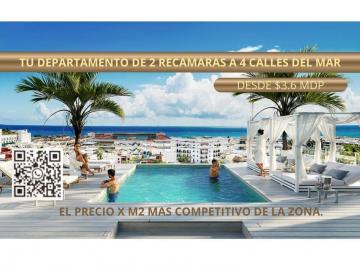 Departamento · 59m² · 2 Recámaras · Departamento 2 Habitaciones a Minutos del Mar/ Preventa Ultimas Unidades Disponible / Plusvalia!