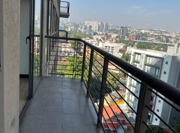 Departamento de 2 habitaciones,  · San Angel Be Grand Renta con Balcón