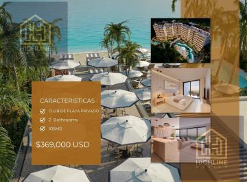 Departamento · 100m² · 2 Recámaras · Oferta Especial Departamento Ideal Para Renta Vacacional, con Acceso a Club de Playa Privado