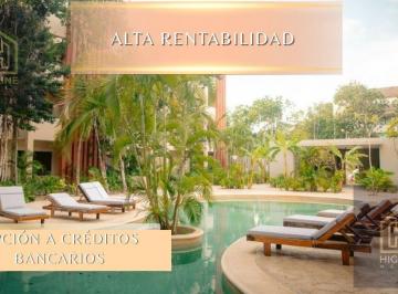 Departamento · 68m² · 1 Recámara · 1 Estacionamiento · Departamento en Tulum de 1 Habitación con Jacuzzi Privado Entrega Inmediata