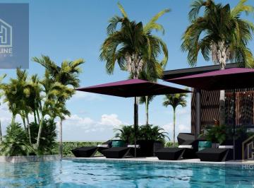 Departamento · 55m² · 1 Estacionamiento · Departamento en Venta en Playa del Carmen, Entrega Inmediata, Amenidades, Excelente Ubicacion