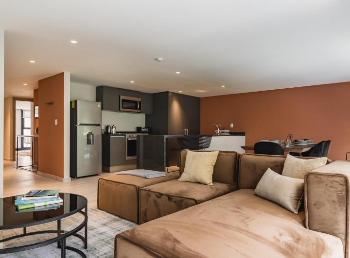Desarrollo vertical , Miguel Hidalgo · Renta Departamento Amueblado en Polanco - 2 Recaramas, 2 Baños