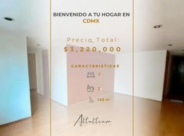 Departamento de 3 habitaciones, Benito Juárez · *venta de Departamento* en Tiepolo, San Juan, Benito Juárez, Cdmx