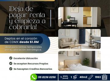 Departamento de 1 habitación Venta MN 1,800,000 · Gran Oportunidad