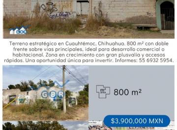 Terreno / Lote , Cuauhtémoc · Terreno Estrategico en Vialidad Fuentes Mares.