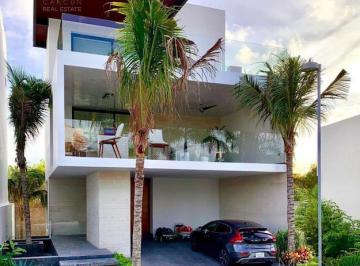 Casa · 360m² · 4 Recámaras · 2 Estacionamientos · Casa en Venta en Cancún, La Laguna 1, Puerto Cancún, Amueblada de 4 Recámaras