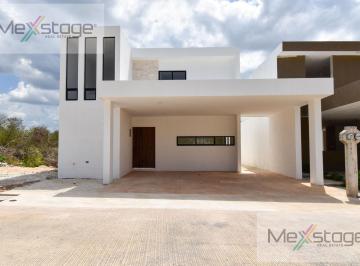 Casa en condominio · 255m² · 3 Recámaras · 2 Estacionamientos · Casa en Venta de 3 Recámaras, en Privada en Conkal