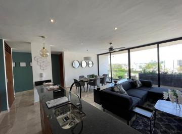 Departamento · 118m² · 2 Recámaras · 2 Estacionamientos · Departamento Attrio en Venta Ubicado en Altabrisa, Merida.