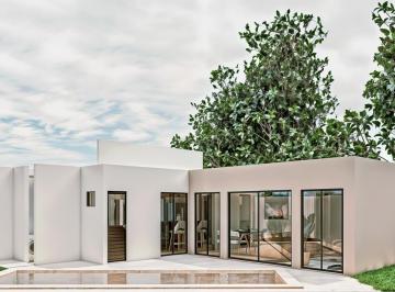 Casa · 173m² · 3 Recámaras · 2 Estacionamientos · Casa de Una Planta en Preventa en Privada Praderas del Mayab, Conkal.